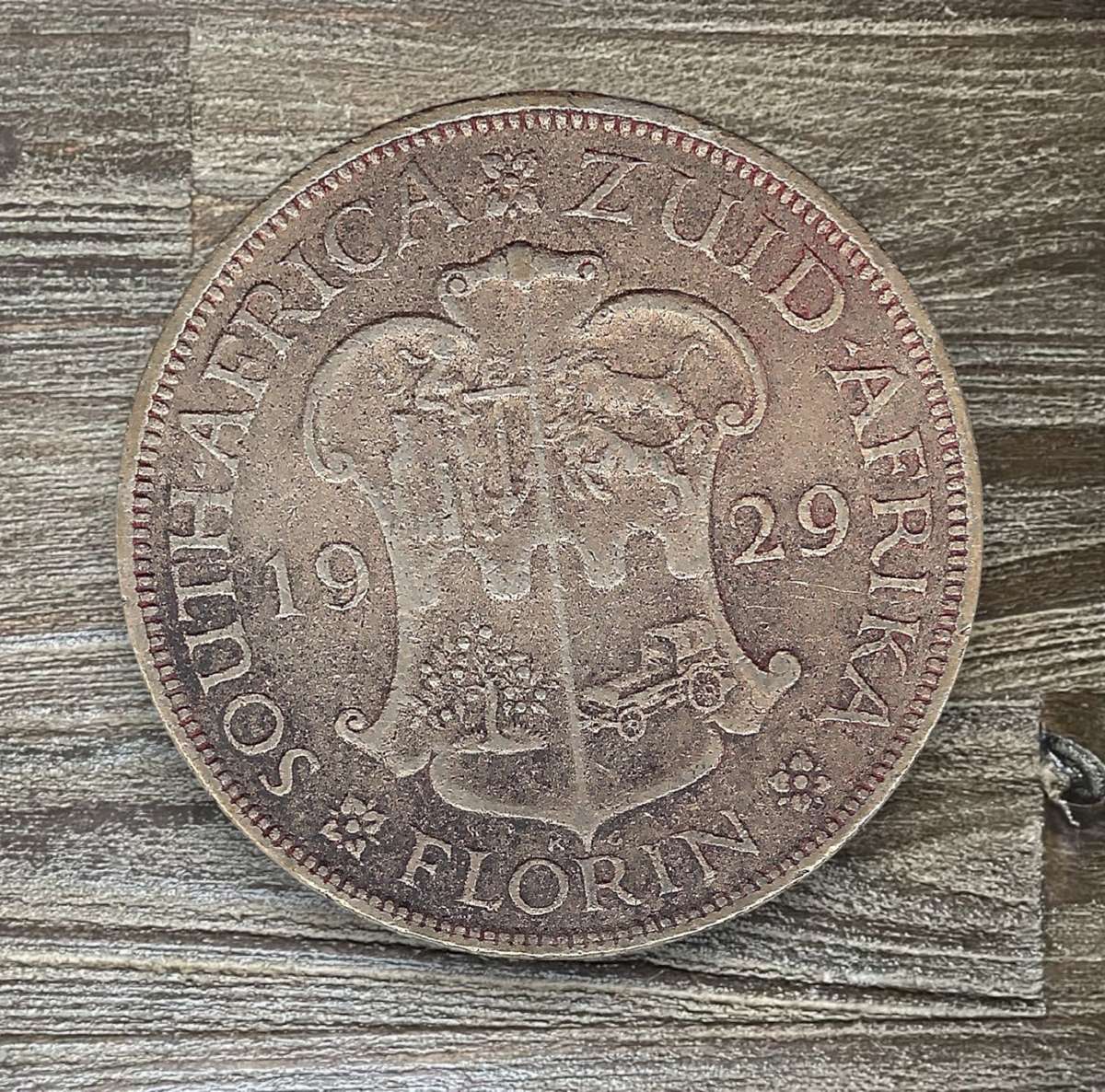 1929 *** 2 Shilling *** Harder to find 80% silver