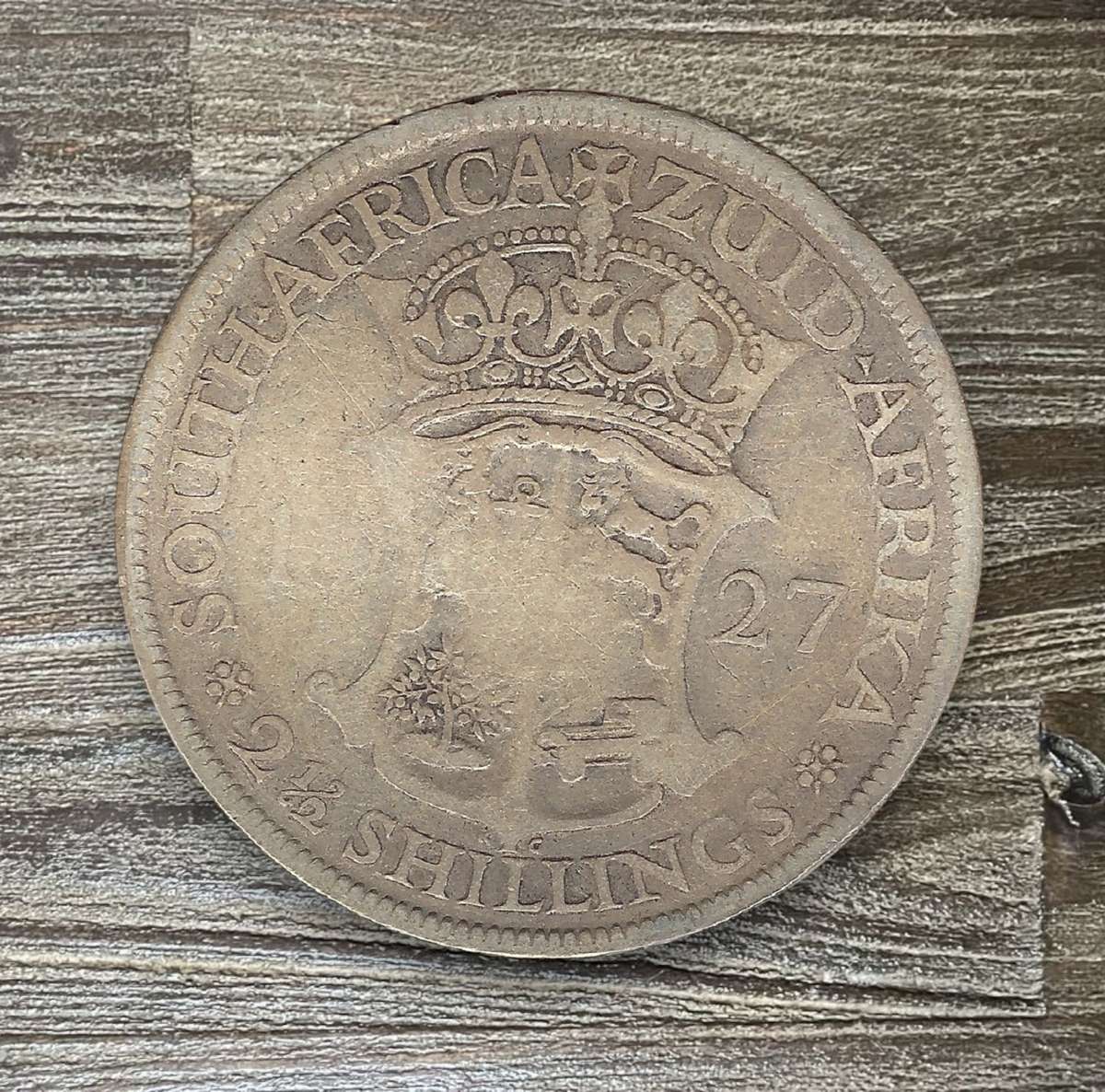 1927 *** 2 1/2 Shilling *** Please grade based on scans