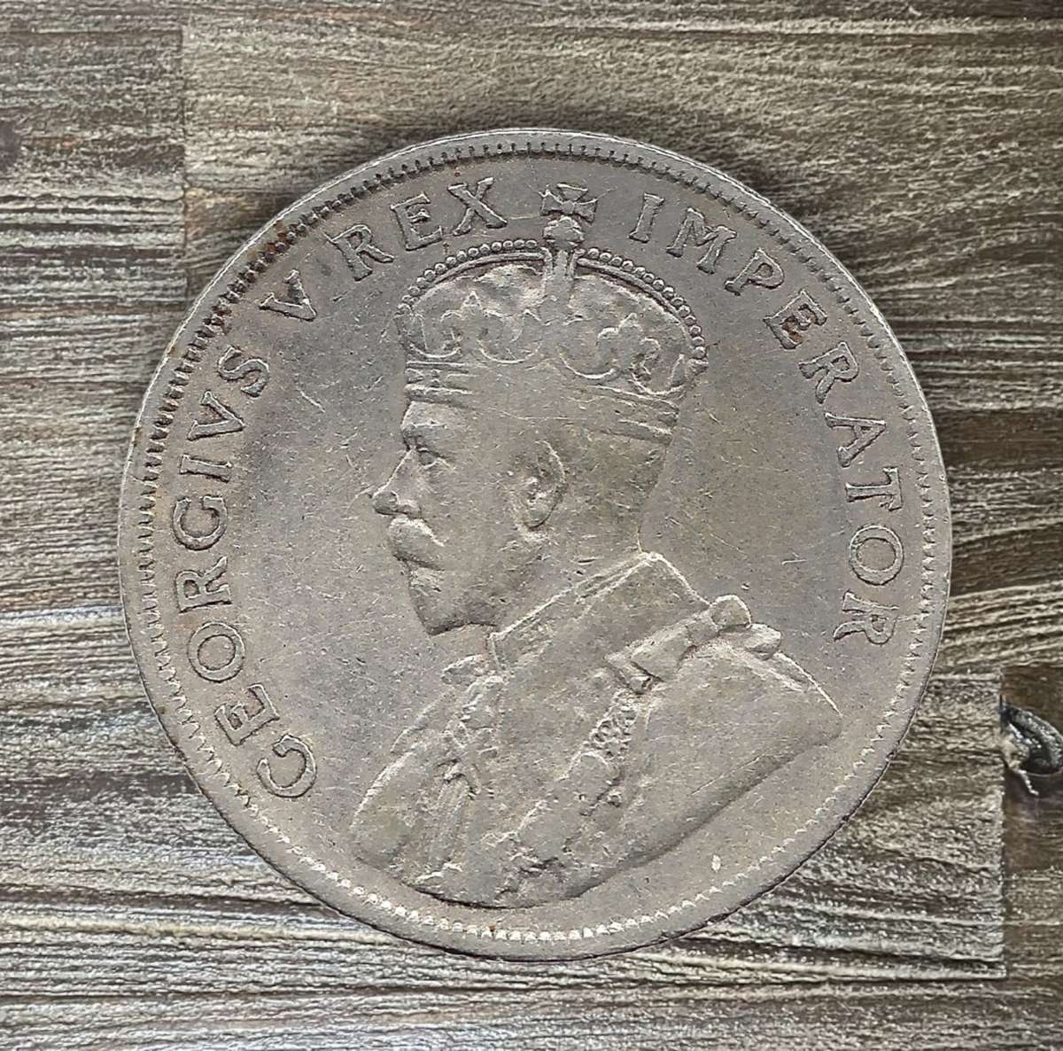 1929 *** 2 Shilling *** Harder to find 80% silver almost VF