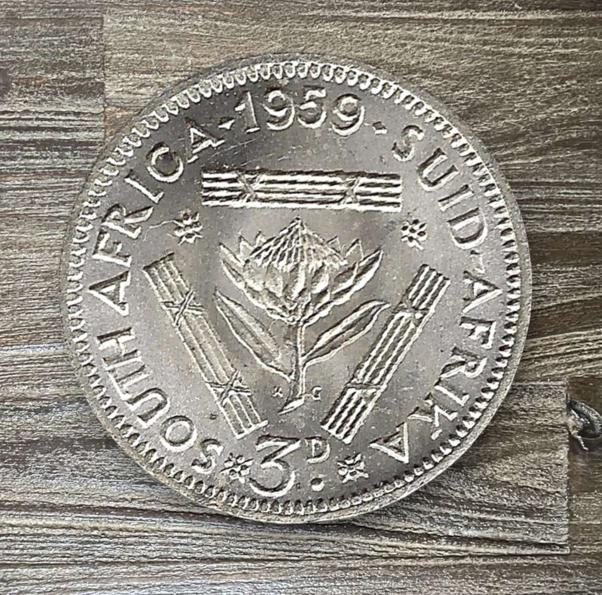 1959 *** 3 Pence *** Top coin