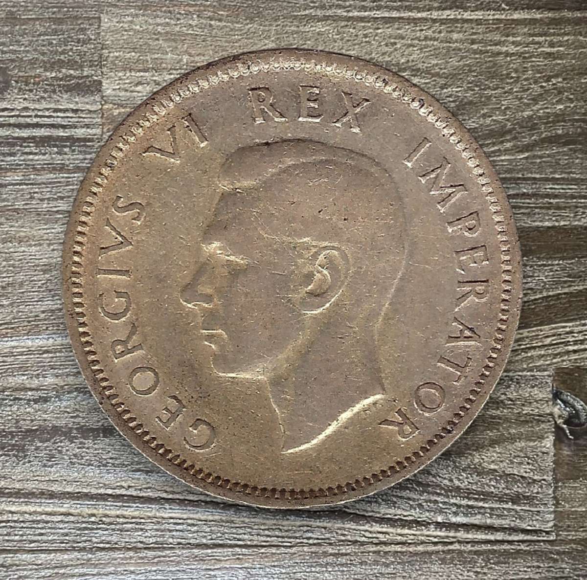 1945 *** 1 Shilling *** Filler coin