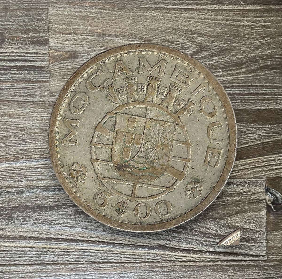 1960 *** Mocambique 5 escudos *** Silver (.650) Weight 4 g