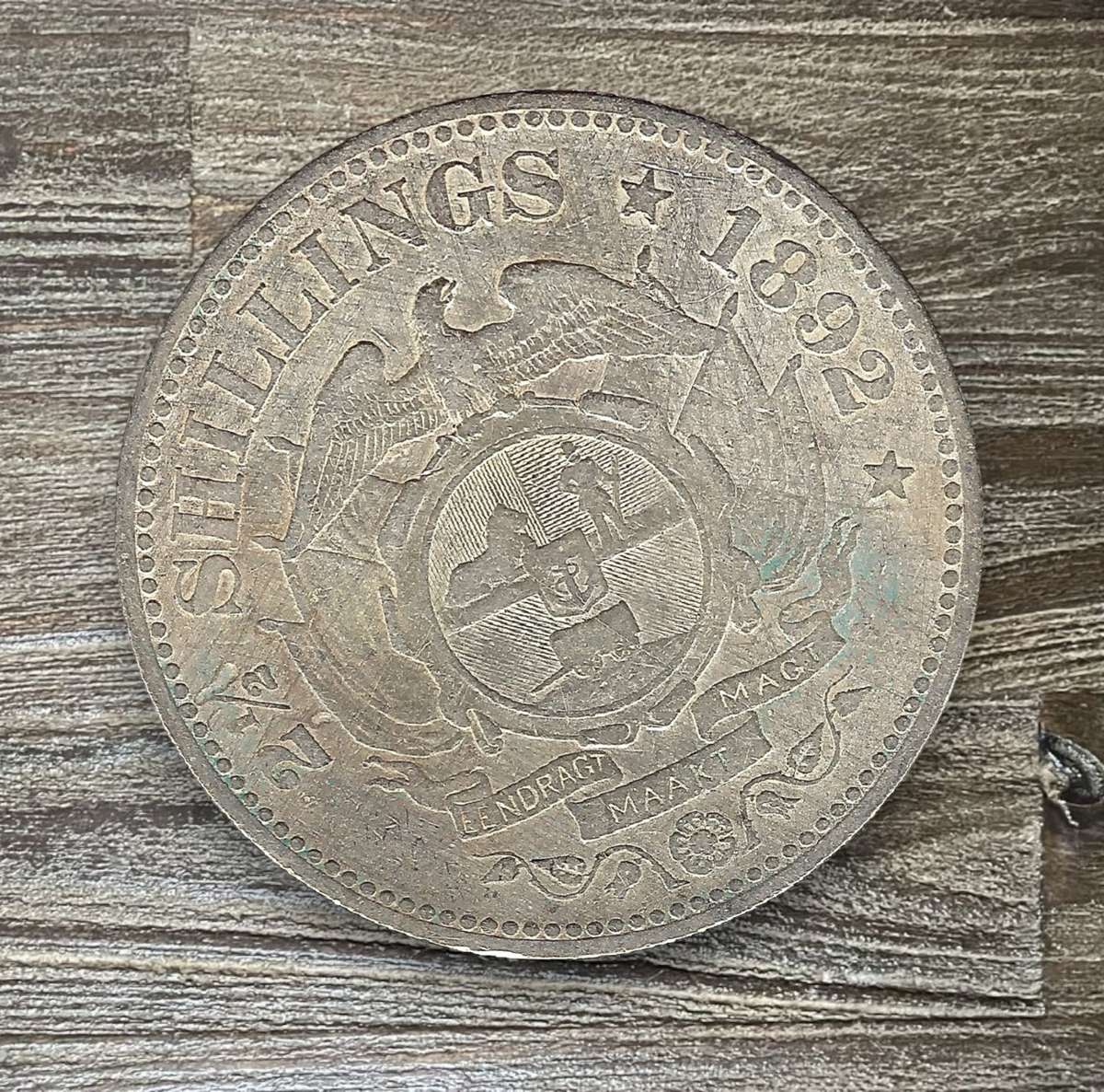 1892 *** ZAR 2 1/2 Shilling *** Please view coin to determine grade