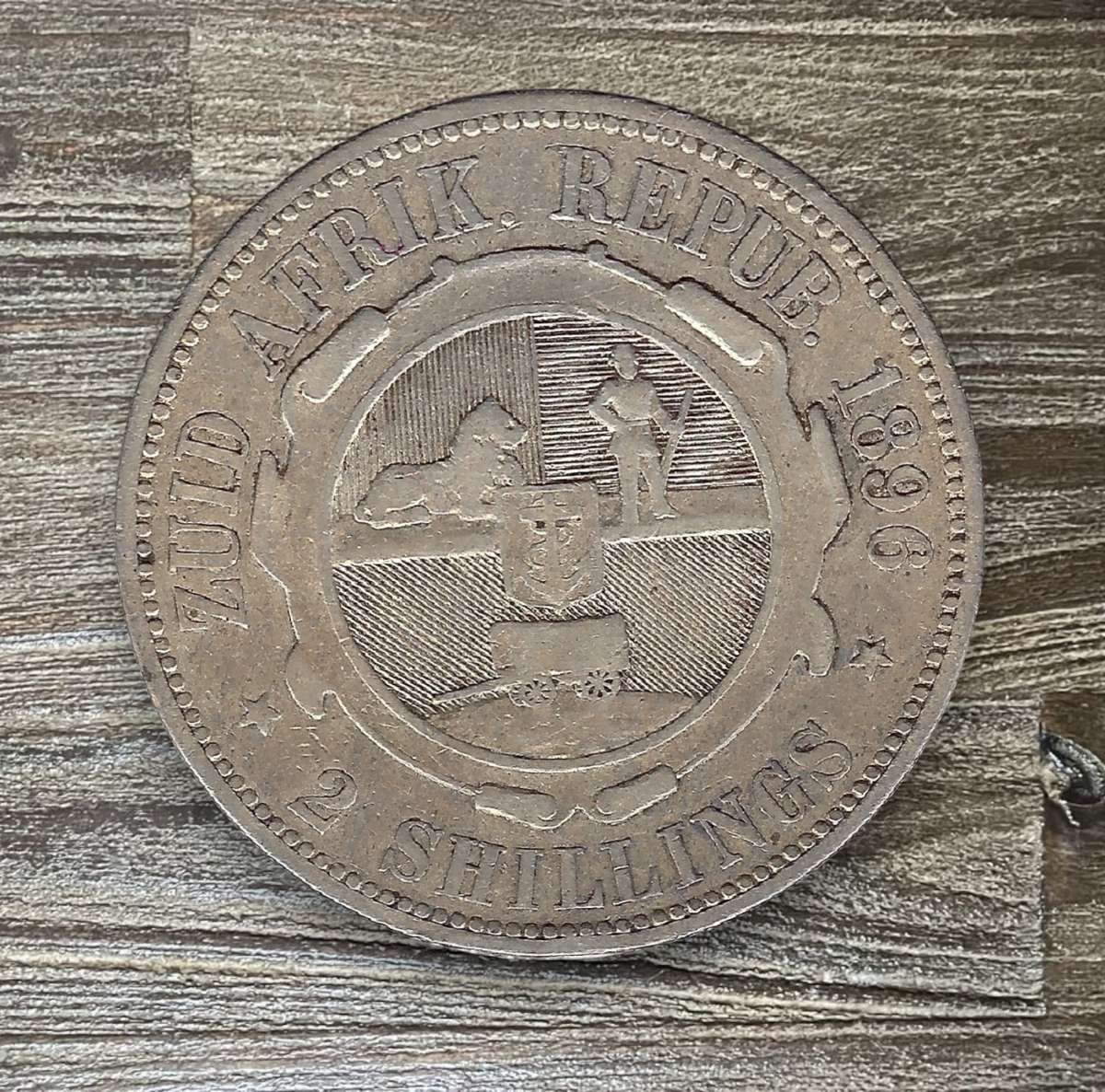 1896 *** ZAR 2 Shilling *** Fine condition