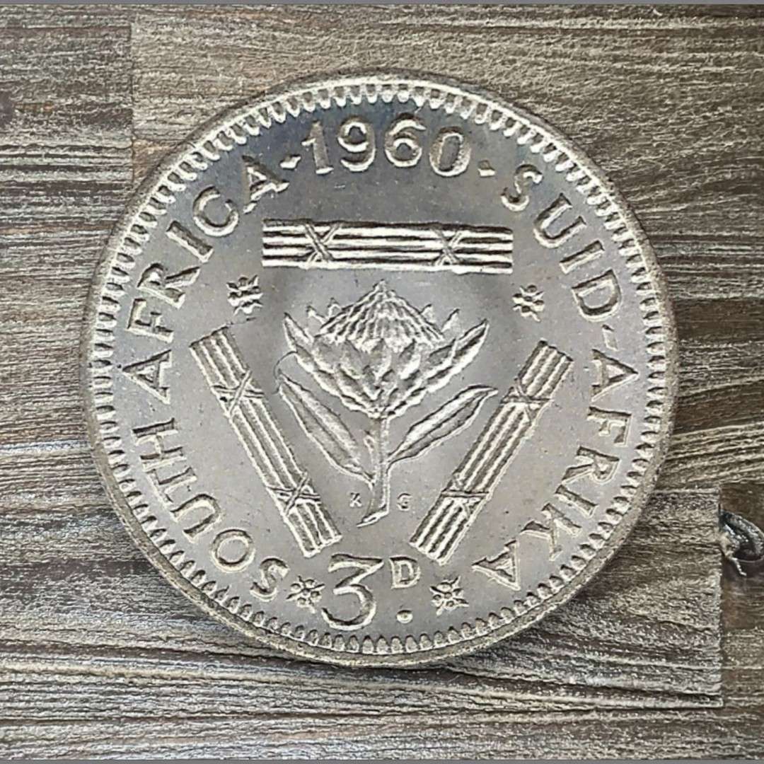 1960 *** 3 Pence *** Stunning scarce coin