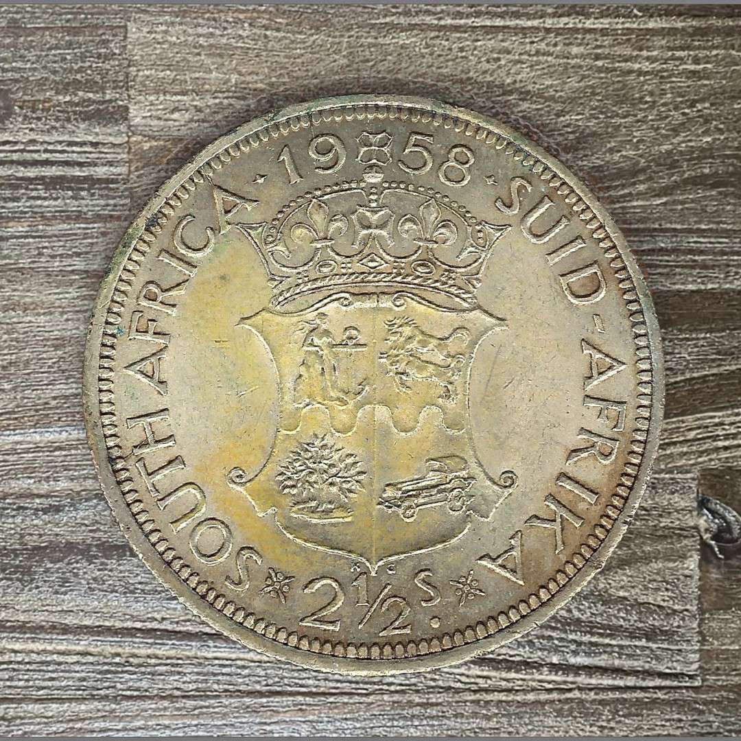1958 *** 2 and a half Shilling *** au to unc