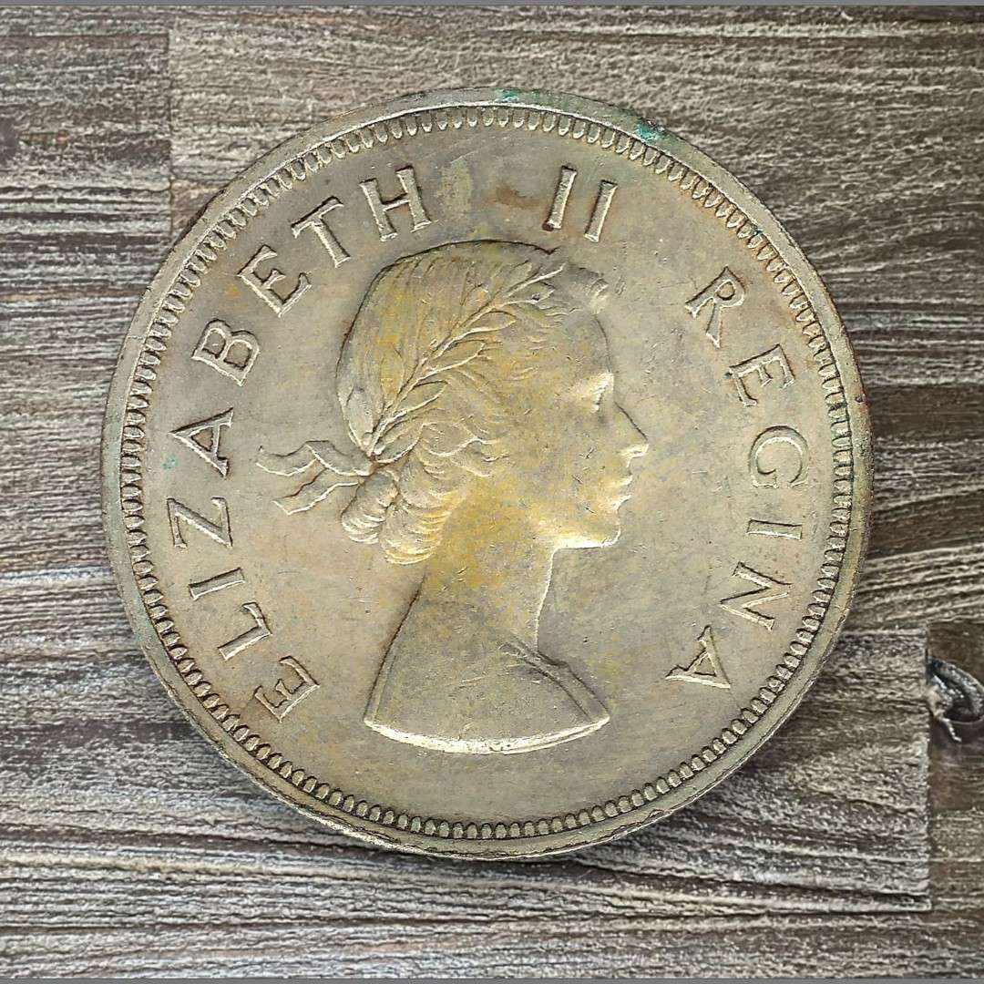 1958 *** 2 and a half Shilling *** au to unc
