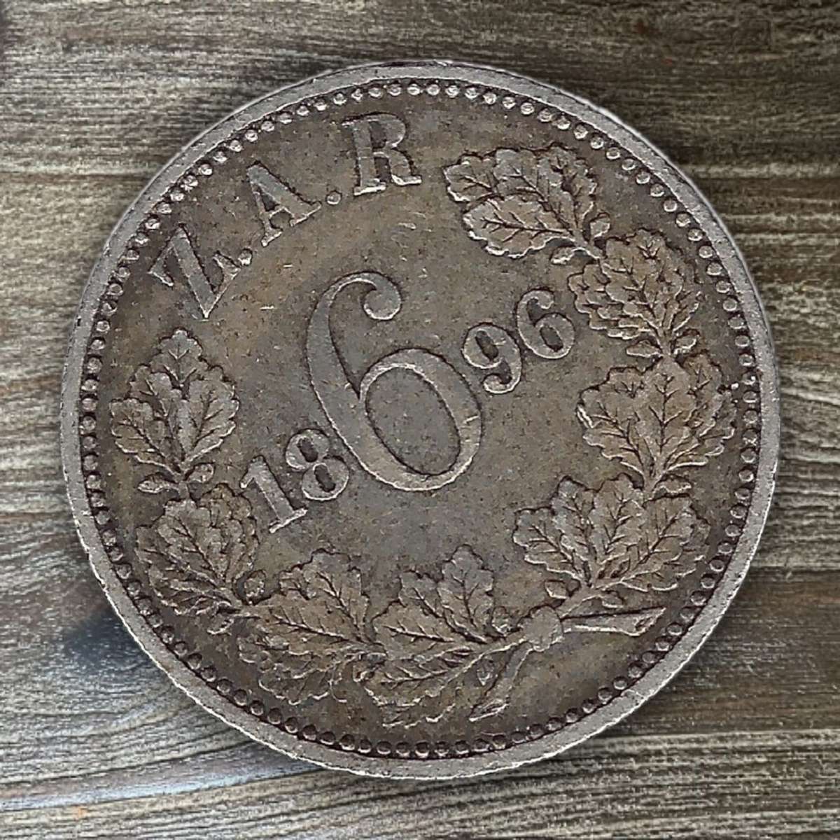 1896 *** 6 Pence *** 92.5% silver