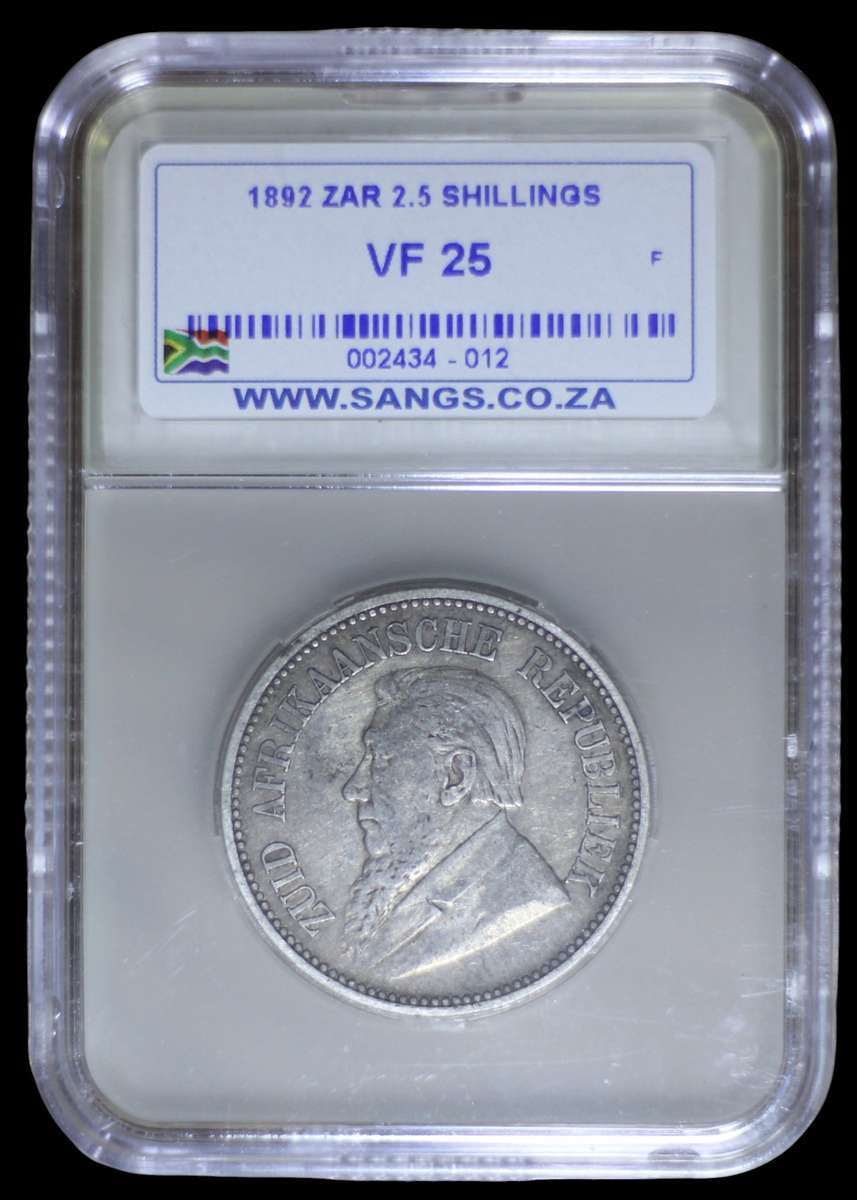 1892 *** 2.5 Shilling *** VF25 *** Giveaway price