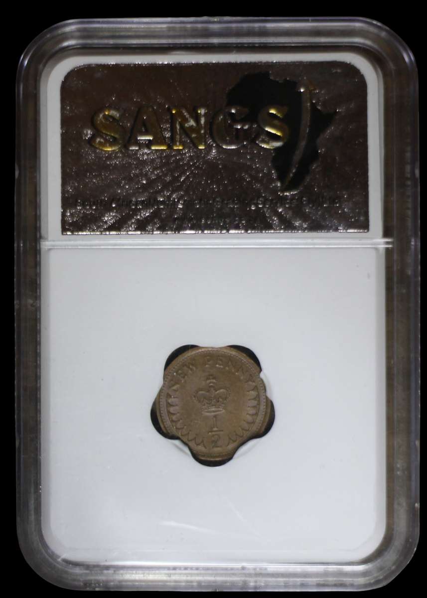 1974 *** British 1/2 New Penny *** XF45 *** Bargain