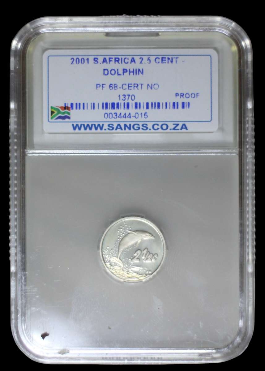 2001 *** Dolphin 2.5 Cent *** PF68 *** Priced to sell