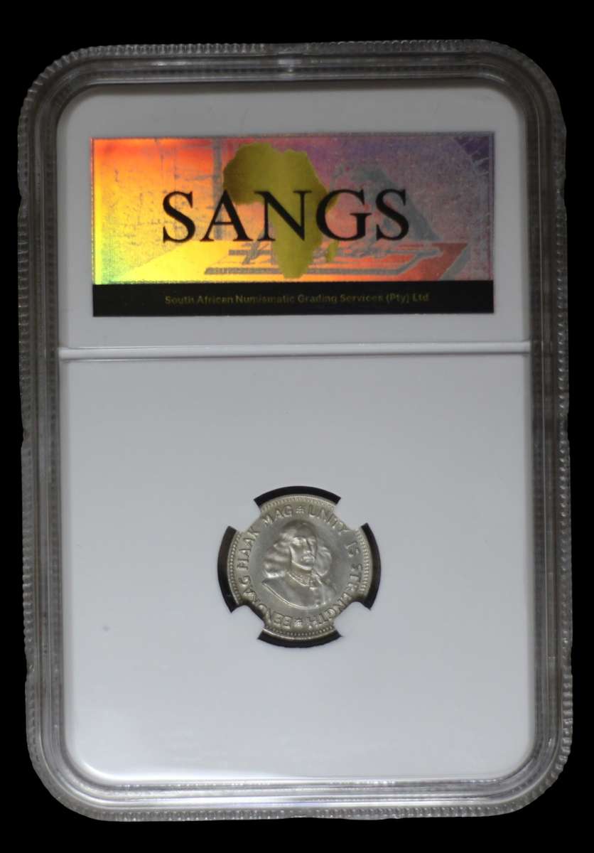 1962 *** 2.5 Cent *** MS63 *** Very scarce tickey
