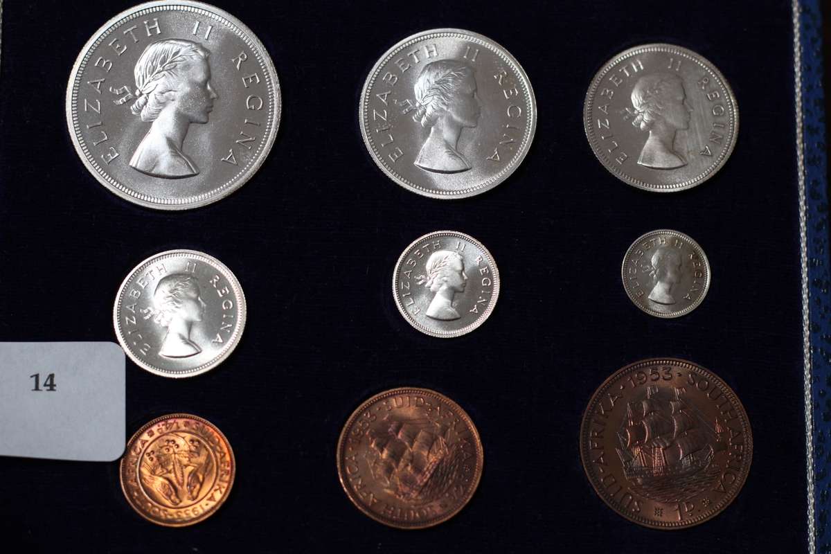 1953 *** Complete Short Proof set *** Excellent 1 Shilling