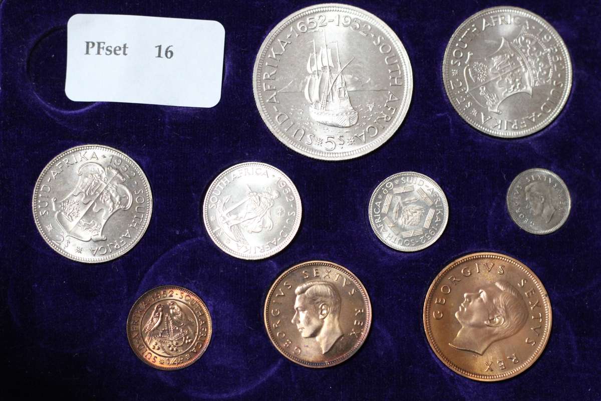 1952 *** Proof set less the gold *** Special 1/2 P