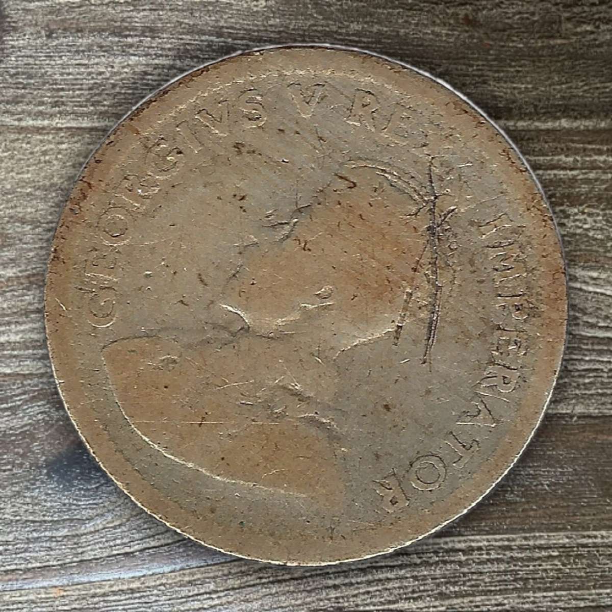 1934 *** 6 Pence *** Filler coin 80% silver content