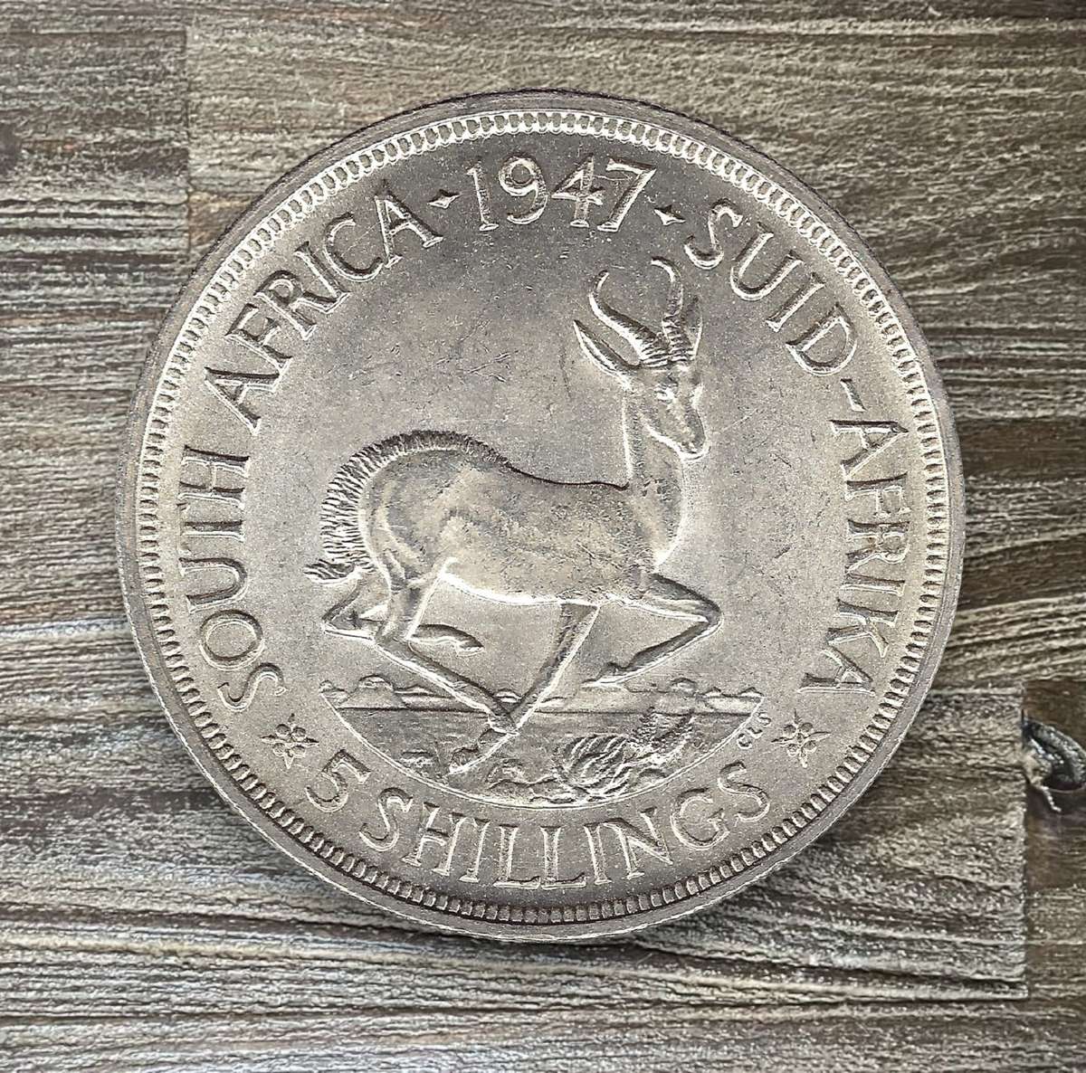 1947 *** 5 Shilling *** Magnificent coin