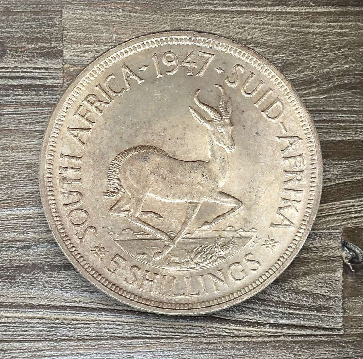 1947 *** 5 Shilling *** Very decent, will do well in most collections