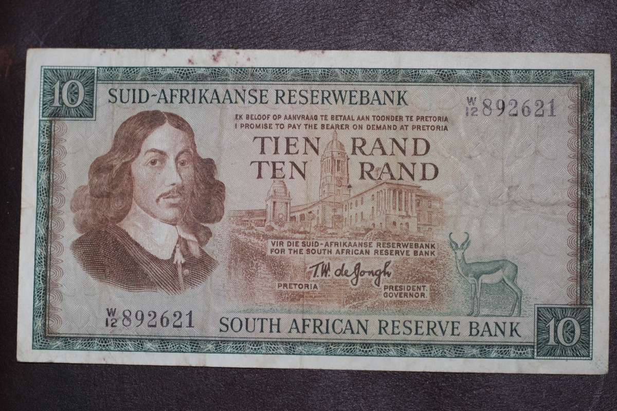 TW de Jongh 1967 First issue *** R10 Replacement note *** circulated