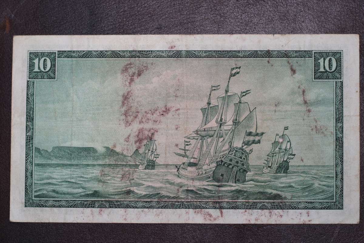 TW de Jongh 1967 First issue *** R10 Replacement note *** circulated