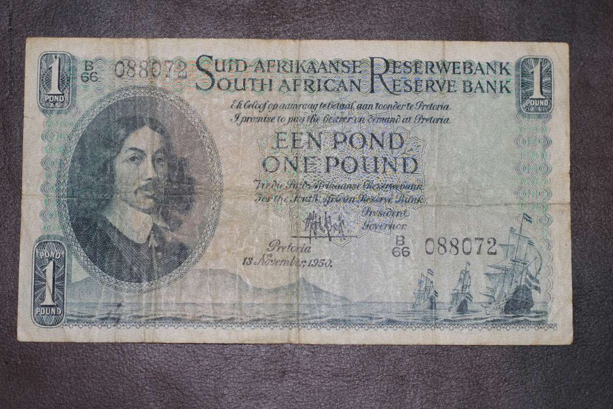 MH de Kock 1950 Second issue *** 1 Pond *** Can consider offers