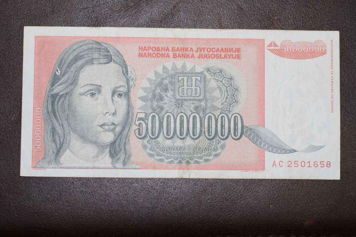 Yugoslavia *** 50 000 000 *** circulated