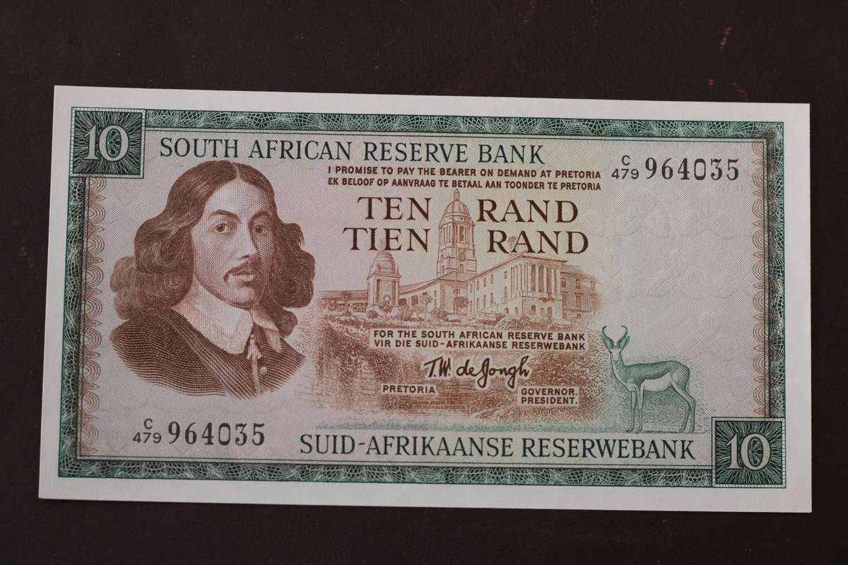 TW de Jongh *** R10 *** Notes are going up in price