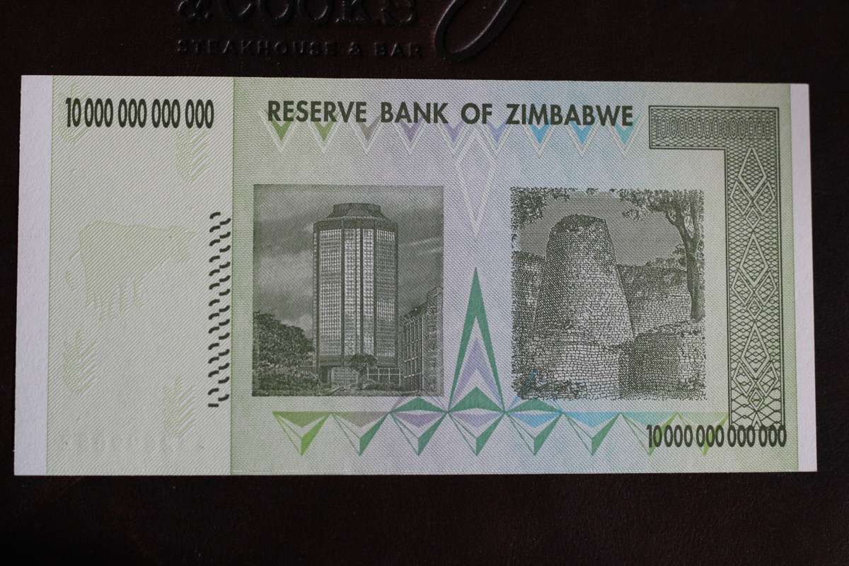 Zimbabwe *** $10 trillion *** Good value