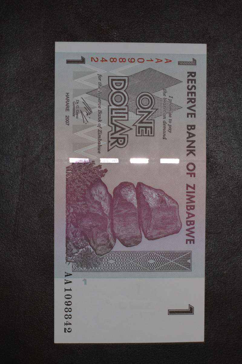 Zimbabwe *** 1 *** Their lowest currency issued 2007 before the hyperinflation