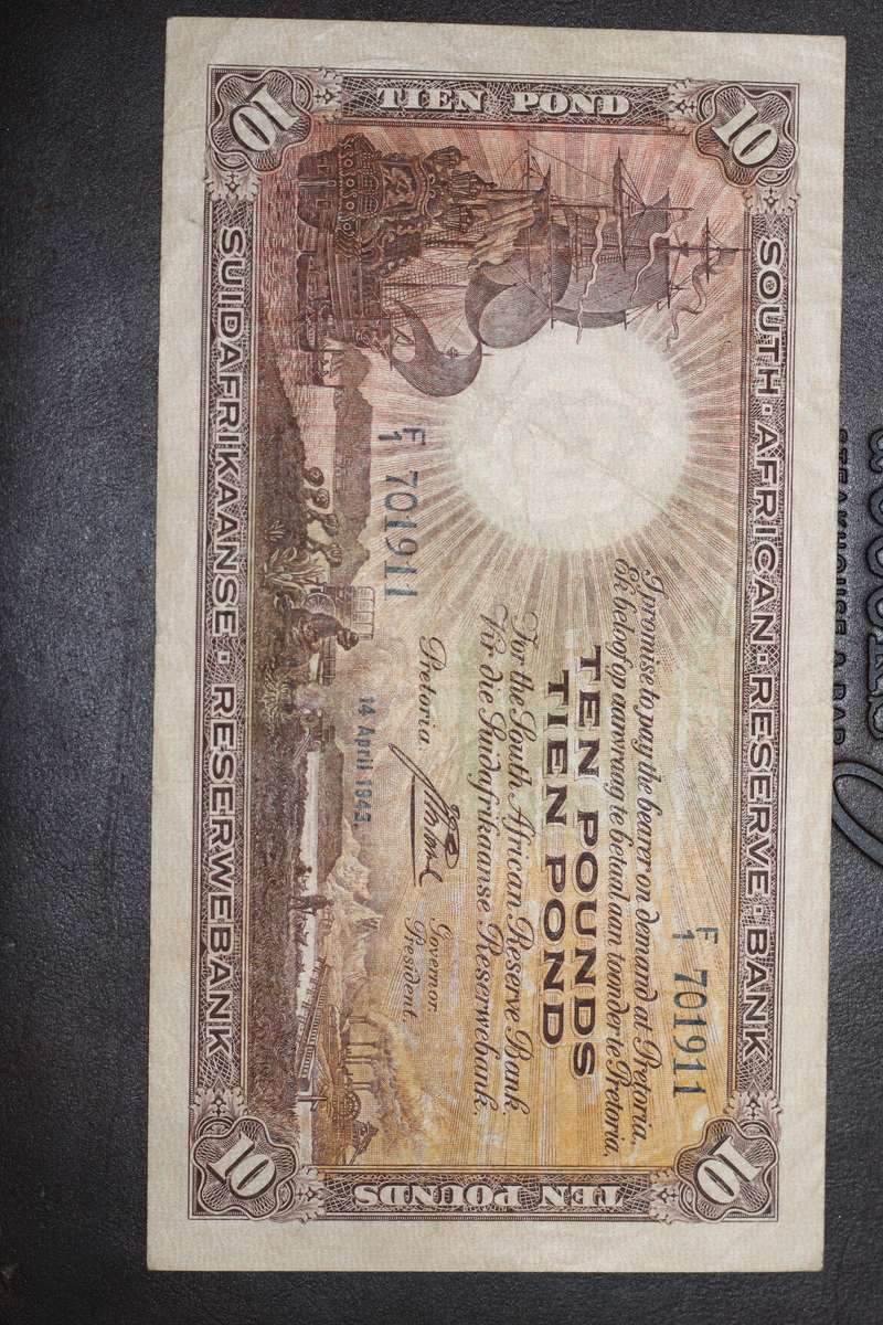 Posmus 1943 *** 10 Pounds *** Top note