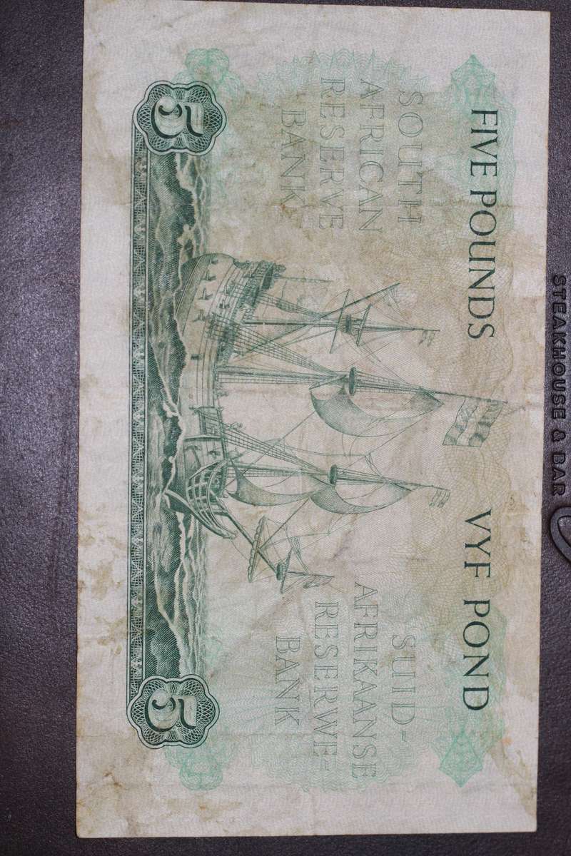 MH de Kock 1951 Second issue *** 5 Pounds *** Getting scarce in decent condition