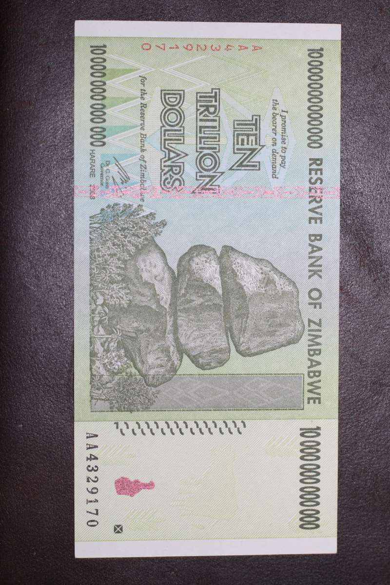 Zimbabwe *** $10 Trillion *** Uncirculated