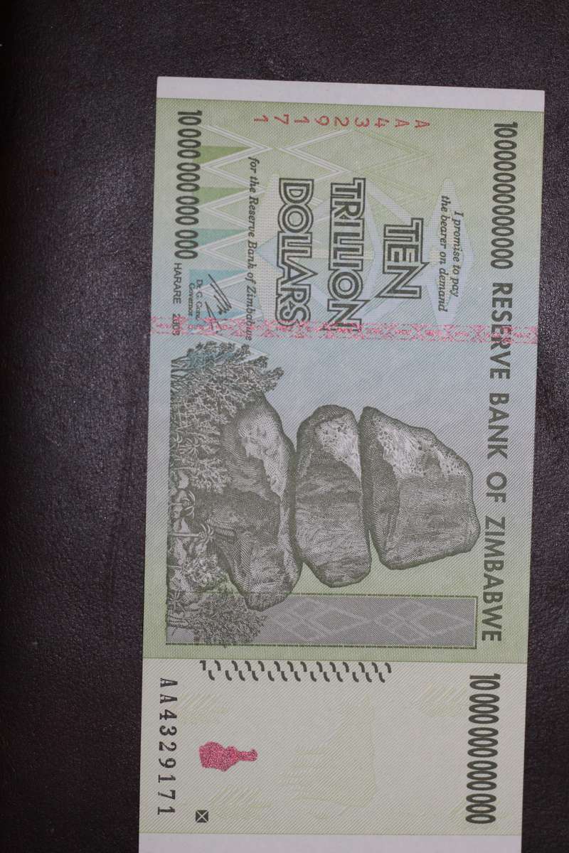Zimbabwe *** $10 Trillion *** Uncirculated