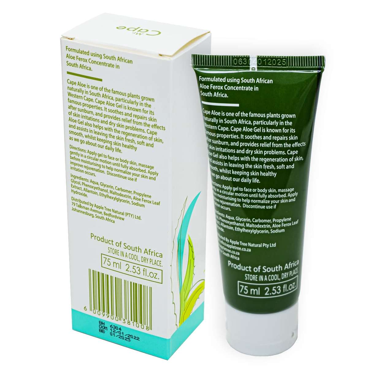 Mr Cape - Cape Aloe Gel - 99% Aloe Ferox 75 ml