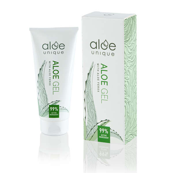 Aloe Unique Aloe Gel with Aloe Ferox  99% Pure Hydration & Skin Relief