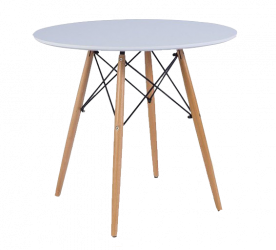 Round Table Set - White