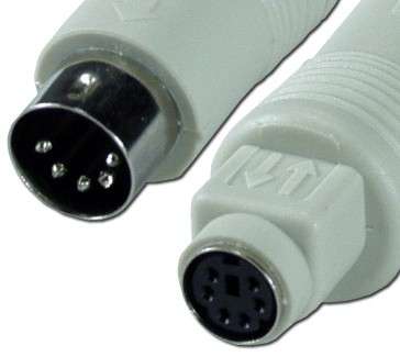 Keyboard PS/2 Female to DIN 5 (AT) Male Converter Plug