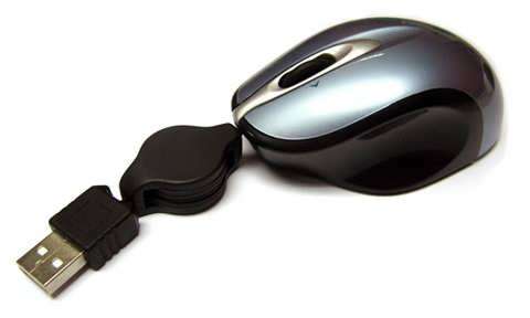 Okion Delimer Pocket Laser Mouse Retractable Cable 1,600dpi - Okion