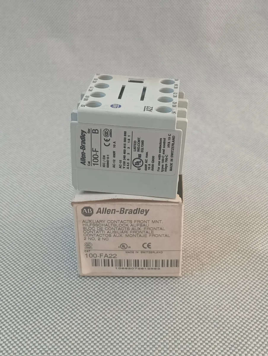 Auxiliary Contacts 2 x NO NC 100-FA22 - NEW