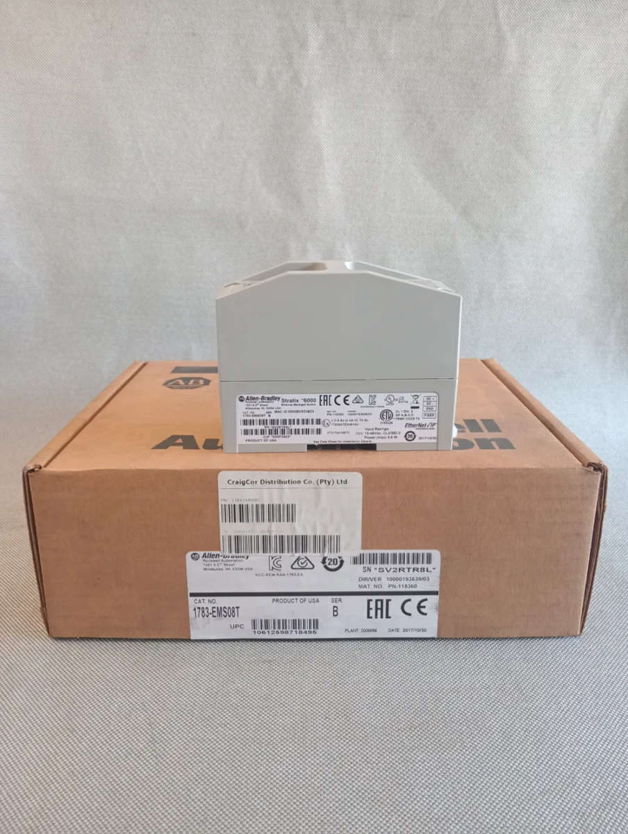 Stratix 6000 Ethernet Managed Switch 1783-EMS08T - NEW