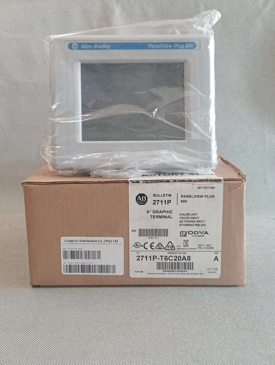 Panelview Plus 600 2711P-T6C20A8 - NEW