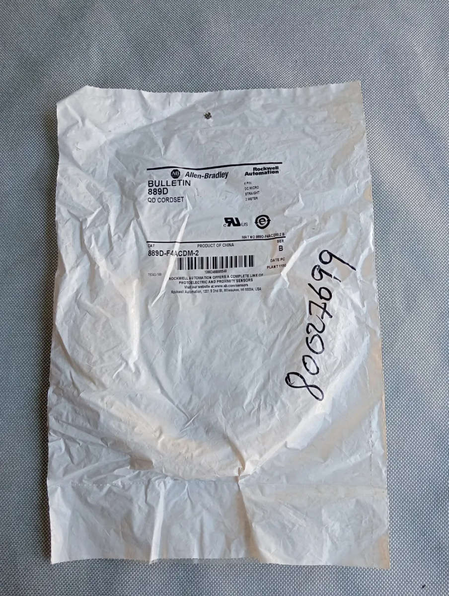 4 Pin DC Micro Straight 2m cord 889D-F4ACDM-2 - NEW