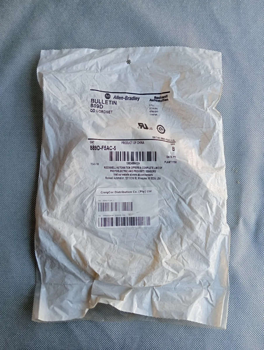 Allen Bradley Sensor Actuator Cable 889D-F5AC-5 - NEW