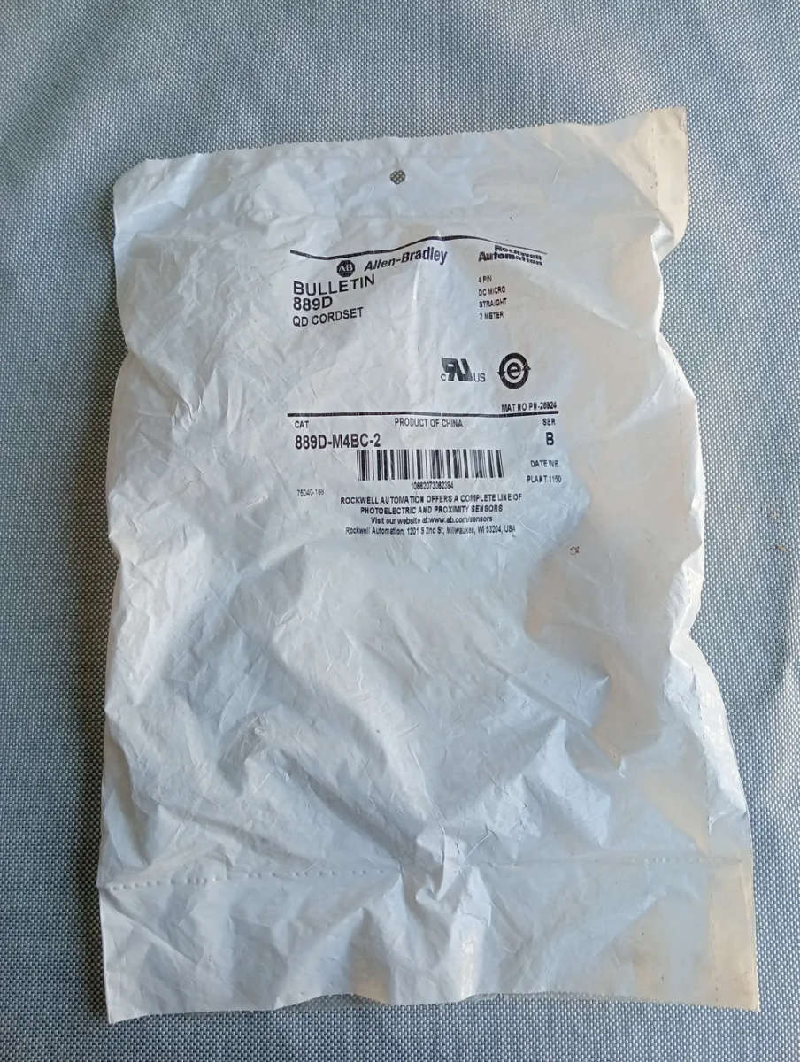 QD Cord Set 889D-M4BC-2 - NEW