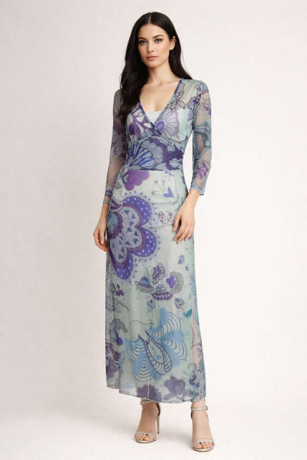 Purple Bliss Empire Dress