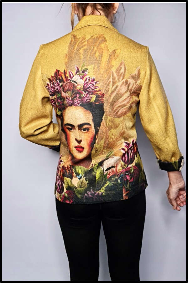 Frida Kahlo Jacket (Mustard)