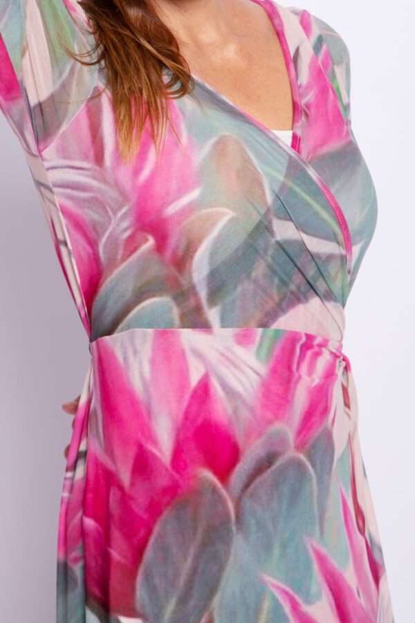 Protea Wrap-Around Dress