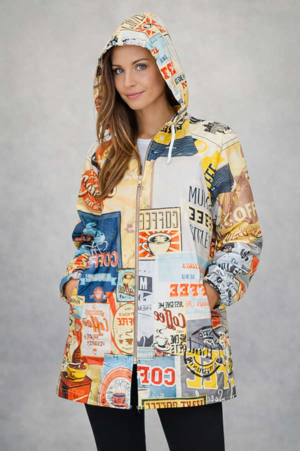 Vintage Coffee Raincoat