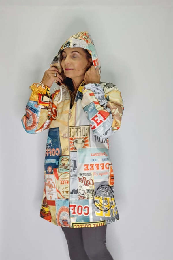 Vintage Coffee Raincoat