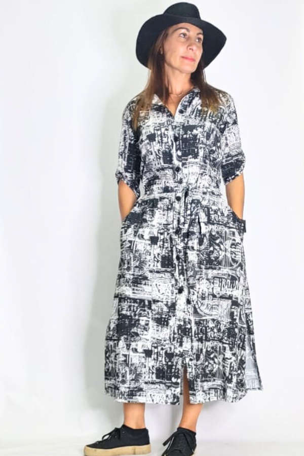 Monochrome Dress