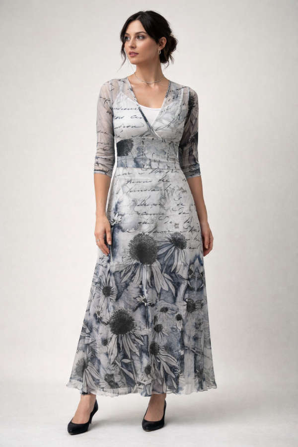 Flower Story Empire Dress